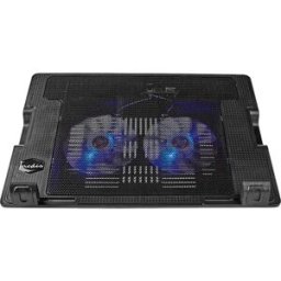 Base de Refrigeração LED USB 1200RPM p/ Portátil 14" - 18" (Preto) - NEDIS