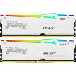 Memória RAM DIMM Fury Beast RGB 32GB (2x16GB) DDR5-5600MHz (AMD Expo/Intel XMP) CL36 - KINGSTON
