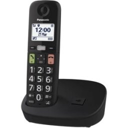 Telefone s/ Fios Dect KX-TGU110EXB (Preto) - PANASONIC