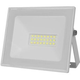 Projector LED SLIM IP65 220VAC Branco Frio 6000K 20W 1400Lm (Branco)
