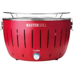 Grelhador Barbecue a Carvão 31cm (Vermelho) - FLAMA