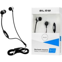 Headphones Stereo MP3/MP4 c/ Microfone (Preto) - BLOW