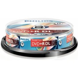 Pack 10x DVD+R 8.5GB Dual Layer 8x - PHILIPS