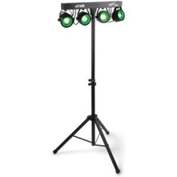 Barra LED´s Portátil DMX c/ 4 Projetores LED PAR COB RGB 20W (PARTYBAR11) - MAX