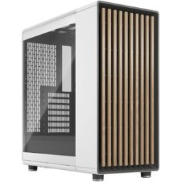 FRACTAL-DESIGN Caixa ATX North (Chalk White Tempered Glass Clear Tint) - FRACTAL DESIGN