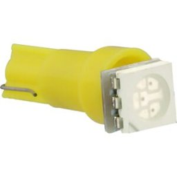 M-TECH Blister 2x Lampadas 1 LED SMD 12V T05 - Amarelo