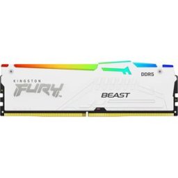 Memória RAM DIMM Fury Beast RGB 16GB (1x16GB) DDR5-6400MHz (AMD Expo/Intel XMP) CL32 - KINGSTON