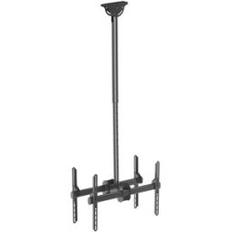 Suporte Tecto Orientável Extensivel p/ 2x Plasmas LCD/TFT 37" a 70" (Preto) - FONESTAR