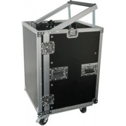 Rack Metálica 19" 8U + 16U c/ Rodas (PD-F16U8) - Power Dynamics