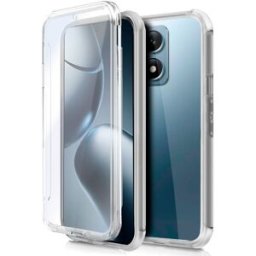Capa de Silicone 3D para Xiaomi 14T (transparente frente + verso) - COOL