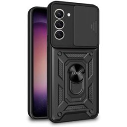 Capa c/ Anel p/ Samsung S916 Galaxy S23 Plus (Preto) - COOL