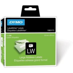 Etiquetas p/Impressão Branco Auto-Adesiva (260 peças) - DYMO