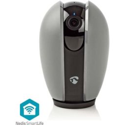 Câmara de Vigilância SmartLife IP Interior Wi-Fi Full HD 1080p c/ Capa (Cinzento/Branco) - NEDIS