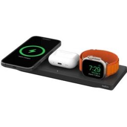 Base de Carregamento MagSafe BoostCharge Pro "3-EM-1" (Preto) - BELKIN