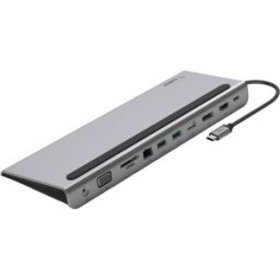 Docking USB-C "11-EM-1" (2x USB-A/USB-C/HDMI/DisplayPort/VGA/MicroSD/SD/RJ-45/Jack) - BELKIN