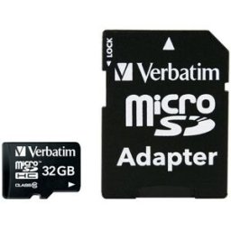 Cartão de Memória MicroSDXC Premium 32 GB Cláss 10 - VERBATIM