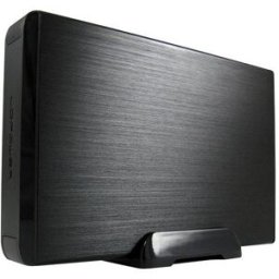 Caixa p/ Disco LC-35U3-HYDRA 3.5" SATA (Preto) - LC-POWER