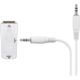 Conversor HDMI -> VGA + Audio c/ Cabo Jack 3,5mm Stéreo - GOOBAY