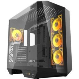 Caixa ATX DY470 + 4 Ventoinhas (Preto) - DARKFLASH