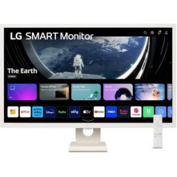 Monitor Smart IPS LED 32" 32SR50F-W Full HD (Branco) - LG