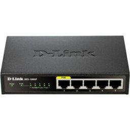 Switch de Rede Fast Ethernet 100 Mbit/s PoE Preto (5 portas) - D-LINK