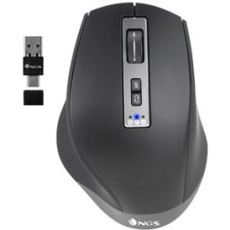 Rato Blur Óptico 800/1600/3200 Dpi s/ Fios Multimode 6 Botoes Recetor Usb-A + Usb-C 2,4 Ghz - NGS