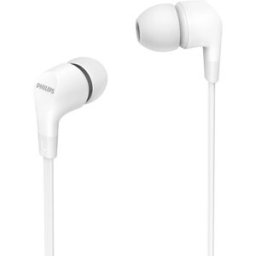 Auriculares TAE1105WT/00 In-Ear c/ Microfone (Branco) - PHILIPS