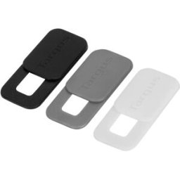 Pack 3x Protetores Spy Guard p/ Webcam (Preto/Cinzento/Branco) - TARGUS