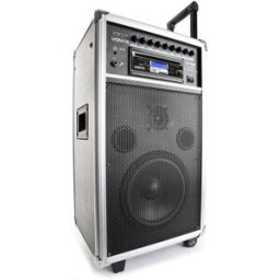Coluna Amplificada Portátil 8" 250W CD/MP3/USB/SD/2xUHF/BLUETOOTH (ST100 MK2) - VONYX