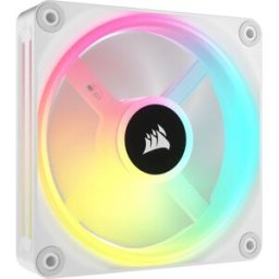 Ventoinha 120mm iCUE Link QX120 RGB 2400RPM 4 Pinos PWM Branco Triple Fan Kit) - CORSAIR