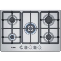 Placa 5 Bocas a Gás 750x520mm (Inox) - BALAY