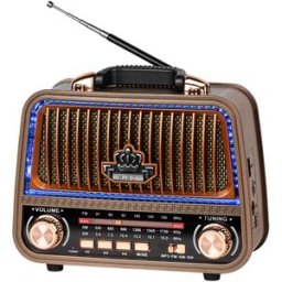 KRUGER MATZ Rádio Portátil AM/FM Analógico 5W USB/microSD/MP3/BLUETOOTH - Kruger&Matz