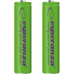 Blister 2x Pilhas Recarregáveis Ni-MH AAA 1000mAh - ESPERANZA