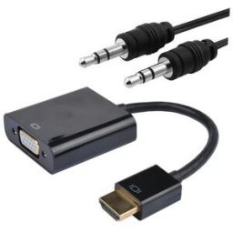 Conversor HDMI Macho -> VGA Femea - Nanocable