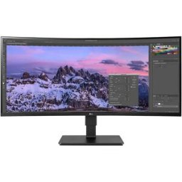 Monitor Curvo 35" 35BN77CP-B.AEU Quad HD LED (Preto) - LG