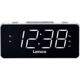 Rádio Relógio CR18 1,8" (Cinza) - LENCO
