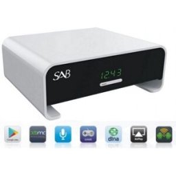 Receptor Satélite Full HD Ethernet (SMART BOX ANDROID) Branco - SAB