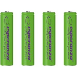 Blister 4x Pilhas Recarregáveis Ni-MH AAA 1000mAh - ESPERANZA