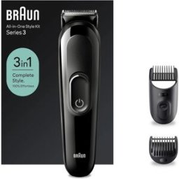 Máquina de Barbear Series 3 SK2400 (Preto) - BRAUN