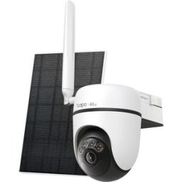 Câmara de Vigilância IP Tapo C615G KIT Domo Pan/Tilt 2K 4G LTE + Painel Solar (Branco) - TP-LINK