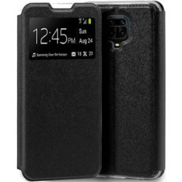 Capa Livro p/ Xiaomi Redmi Note 9S / Note 9 Pro Smooth (Preto) - COOL