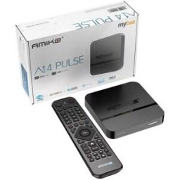 Receptor IPTV Android A14 Pulse 2GB/8GB Wi-Fi Dual Band 4K UltraHD MyTV3 - AMIKO