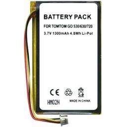 Bateria p/ GPS TomTom (VF8, AHL03714001) Li-Ion 3,7V 1300mAh