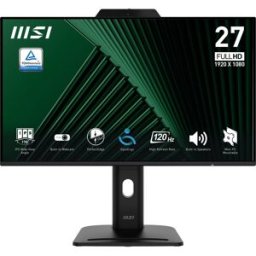 Monitor PRO MP272PMG IPS W-LED 27" FHD 16:9 120Hz VESA Adaptive Sync c/ Webcam - MSI