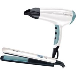 Pack Secador de Cabelo + Alisador de Cabelo S8500GP Shine Therapy Gift Set - REMINGTON