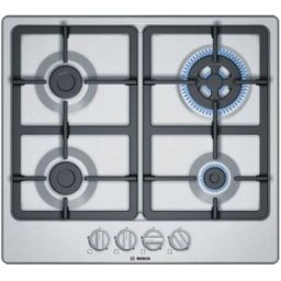 Placa c/ 4 Bocas a Gás 582x520mm (Inox) - BOSCH