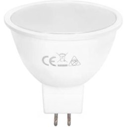 AIGOSTAR Lampada LED 12V AC/DC MR16 6W Branco F. 6000K 120º 540Lm