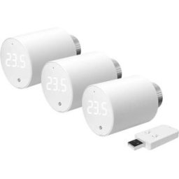 Válvula de Radiador Termostático BLU TRV WiFi/Bluetooth + Unidade de Controlo (3 Unidades) - SHELLY