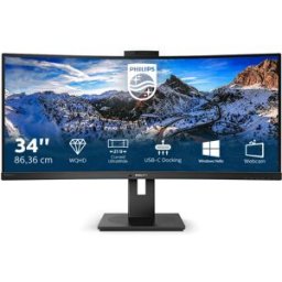 Monitor Curvo UltraWide P Line LED 34" 346P1CRH/00 Quad HD (Preto) - PHILIPS
