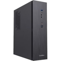 Caixa Micro ATX T370 Slim Low Profile c/ Fonte de Alimentação (Preto) - COOLBOX